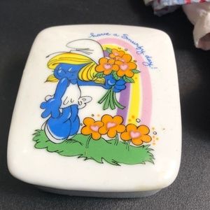Vintage Smurfette Trinket/Jewelry Box